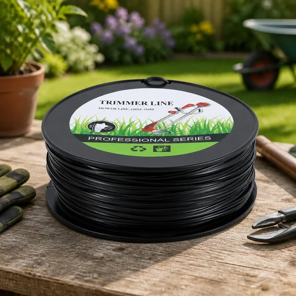 Trimmer Line PA6 Nylon 100M 3.0mm Black