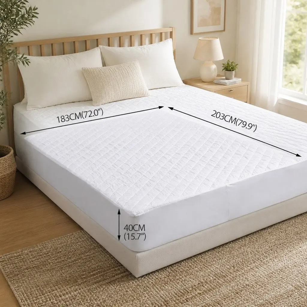 King Mattress Protector Waterproof Microfiber