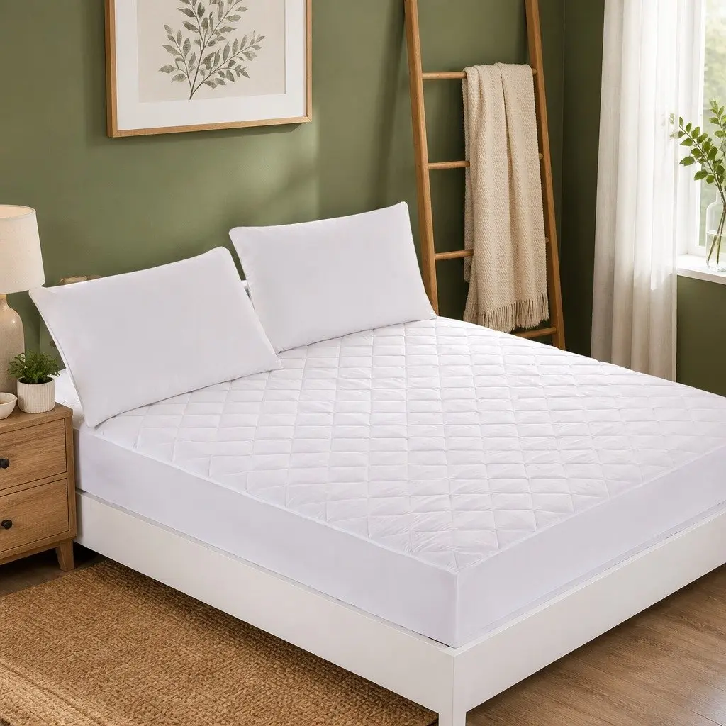Fitted Waterproof Mattress Protector King Single