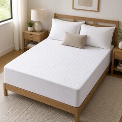 Waterproof Microfibre Single Mattress Protector with Dust Mite Guard