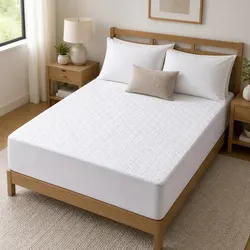 Waterproof Microfibre Single Mattress Protector with Dust Mite Guard