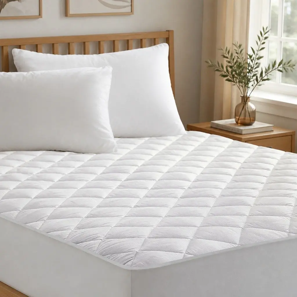 Waterproof Microfibre Single Mattress Protector with Dust Mite Guard