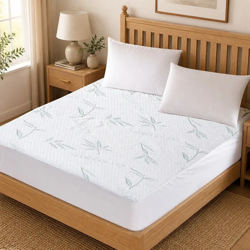 Double Mattress Protector with Waterproof Layer
