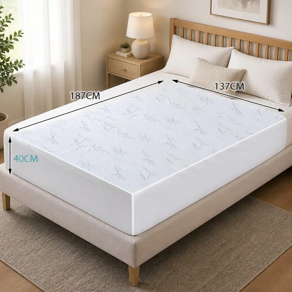 Double Mattress Protector with Waterproof Layer