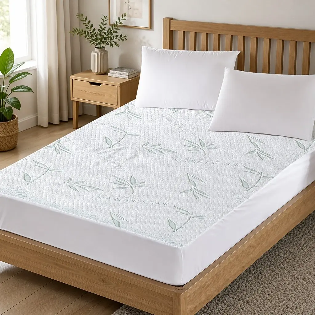 Double Mattress Protector with Waterproof Layer