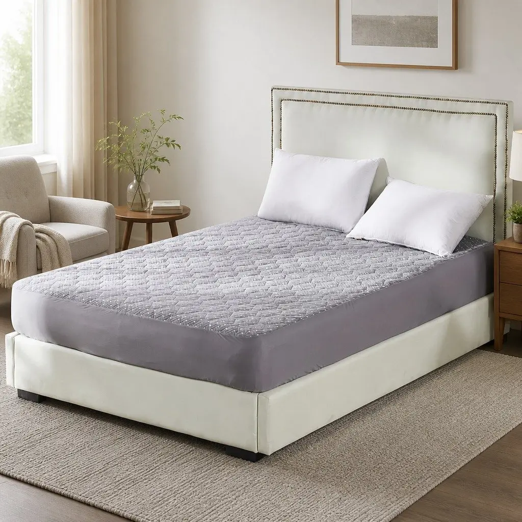 Bamboo Charcoal Queen Mattress Protector Topper
