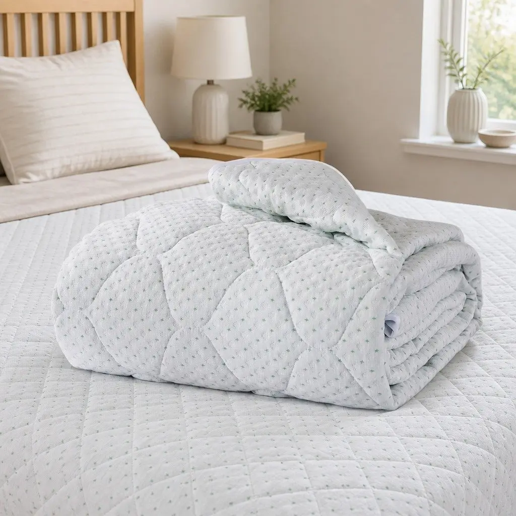 King Size Bamboo Fibre Quilted Waterproof Mattress Protector