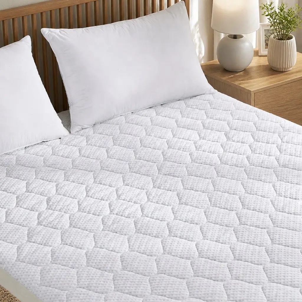 King Size Bamboo Fibre Quilted Waterproof Mattress Protector