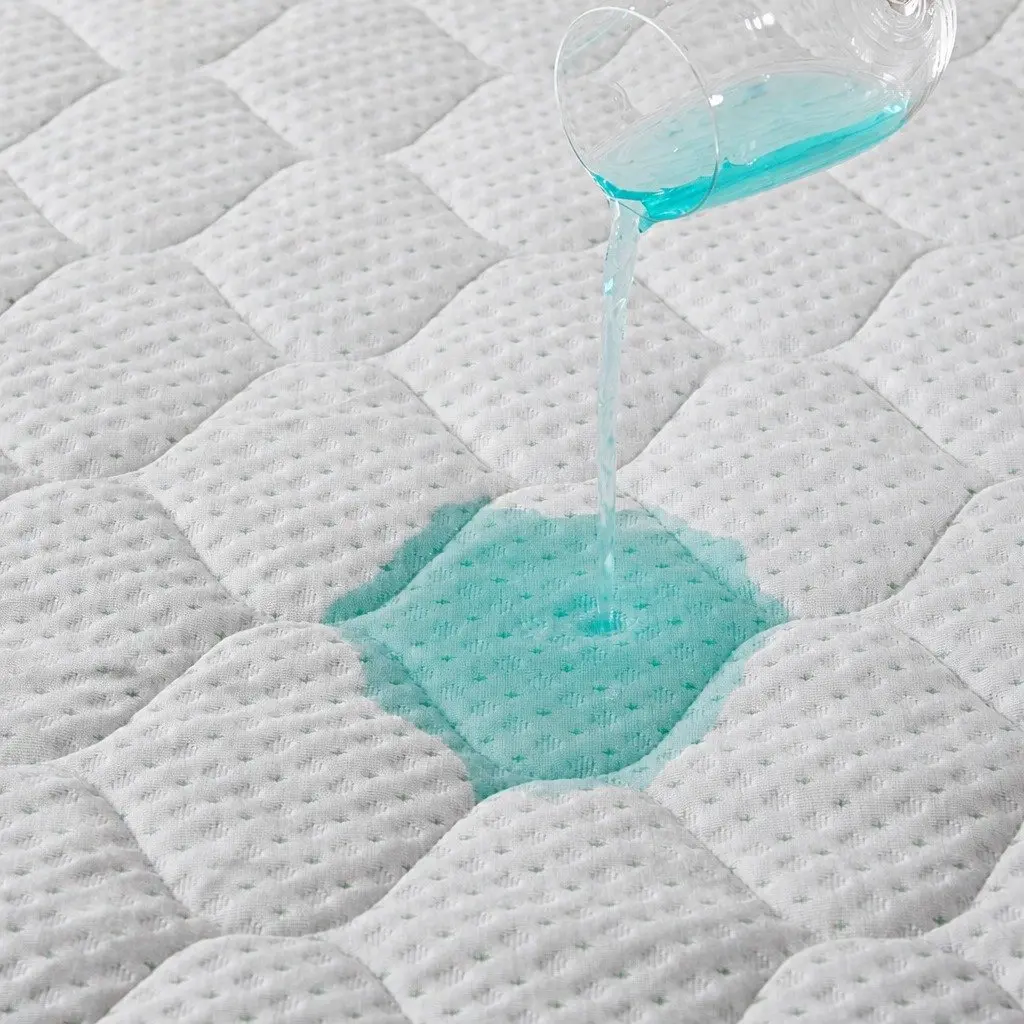Bamboo Fibre Quilted Mattress Protector for Single Beds