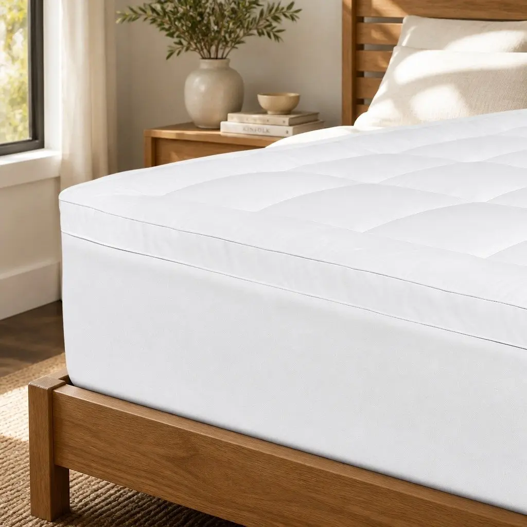 Double Bed Protector Pillowtop Mattress Topper Extra Thick