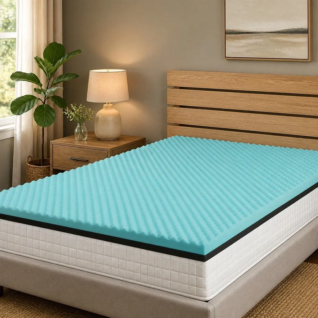 8CM Gel Memory Foam Mattress Topper for Double Bed