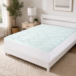 Superior King Mattress Topper with Cooling Bamboo Cover