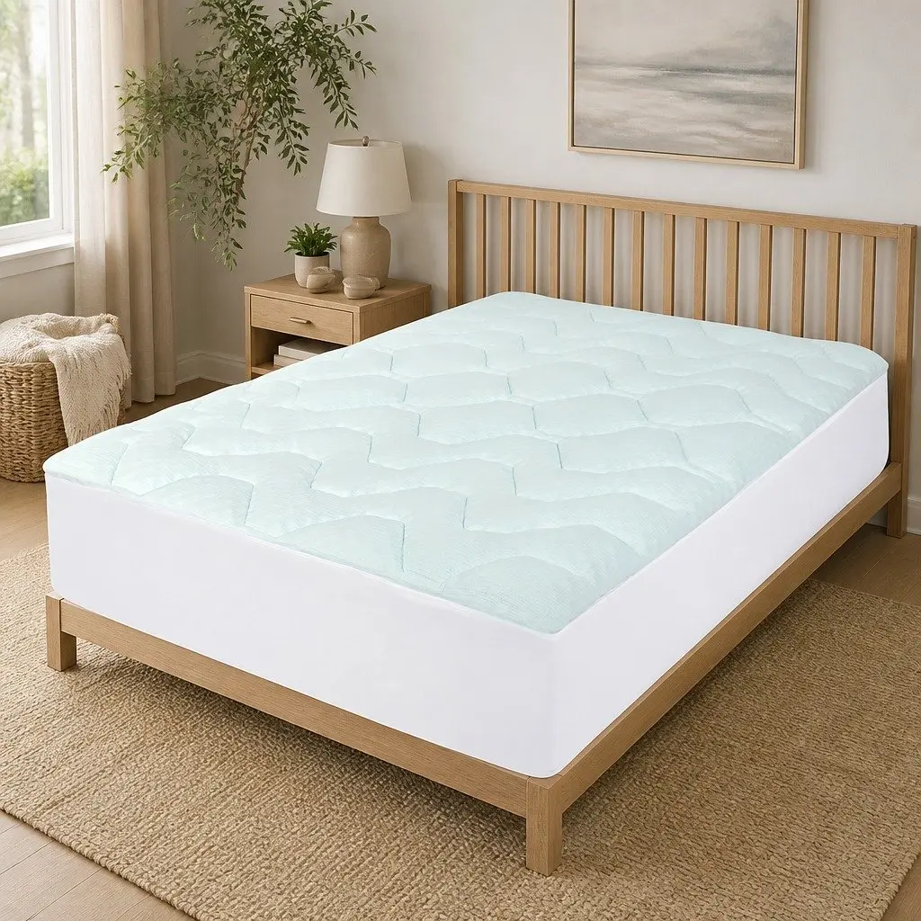 Single Mattress Topper with Memory Foam and Bamboo