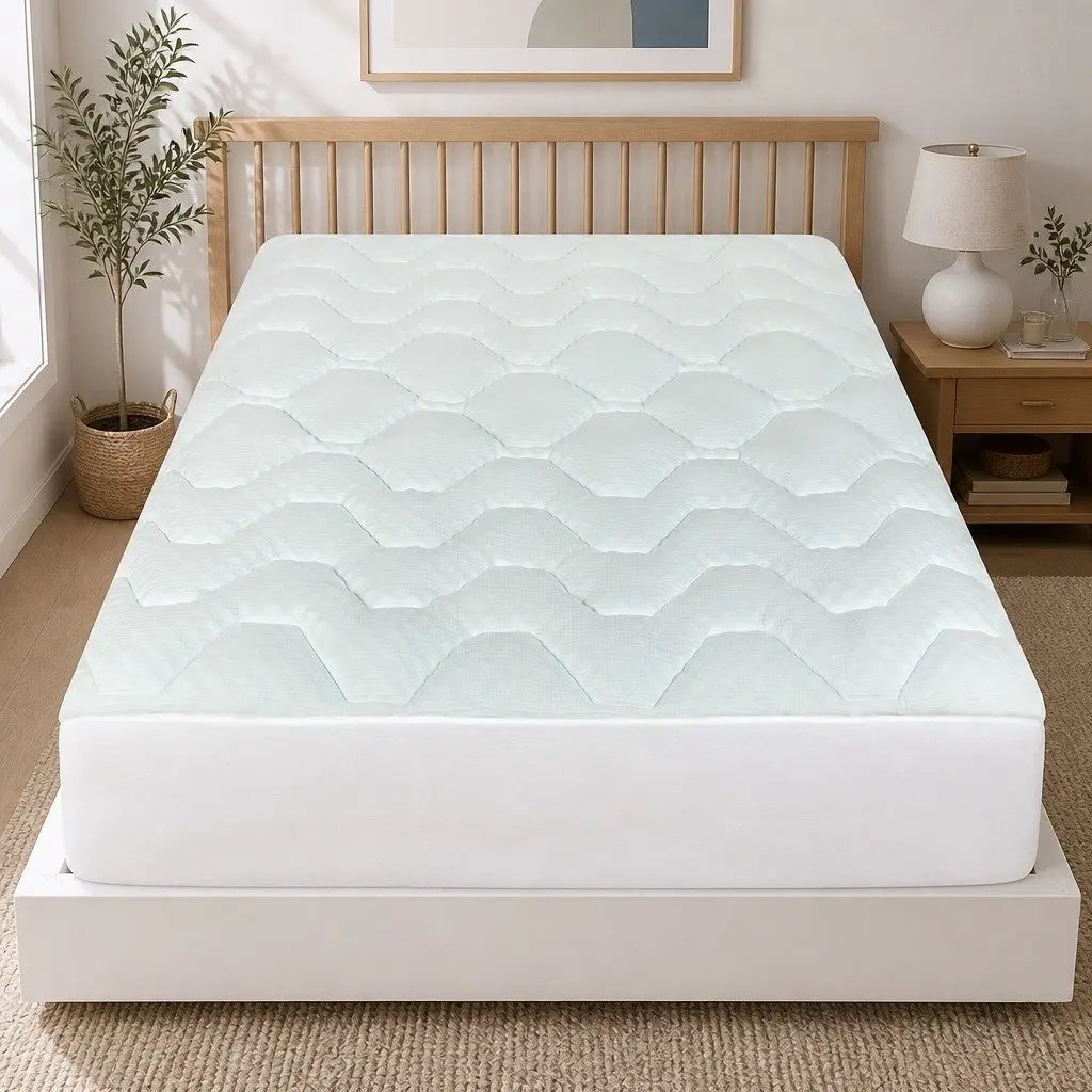 Single Mattress Topper with Memory Foam and Bamboo