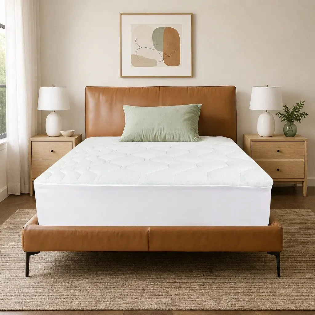 Single Mattress Topper with Memory Foam and Bamboo