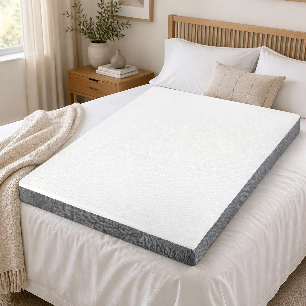Queen Mattress Topper Dual Layer Memory Foam