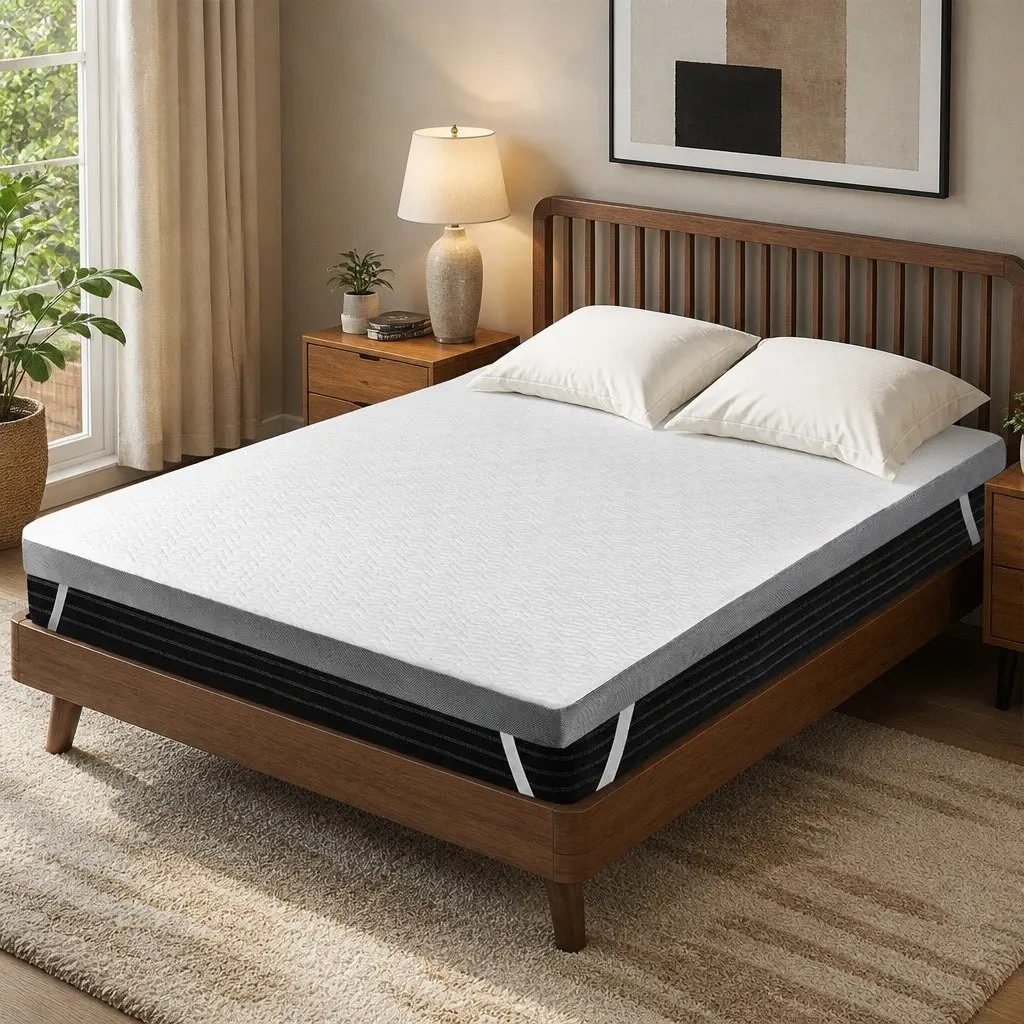Queen Mattress Topper Dual Layer Memory Foam