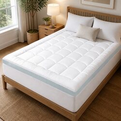 Premium 8cm Gel Memory Foam Mattress Topper with Support