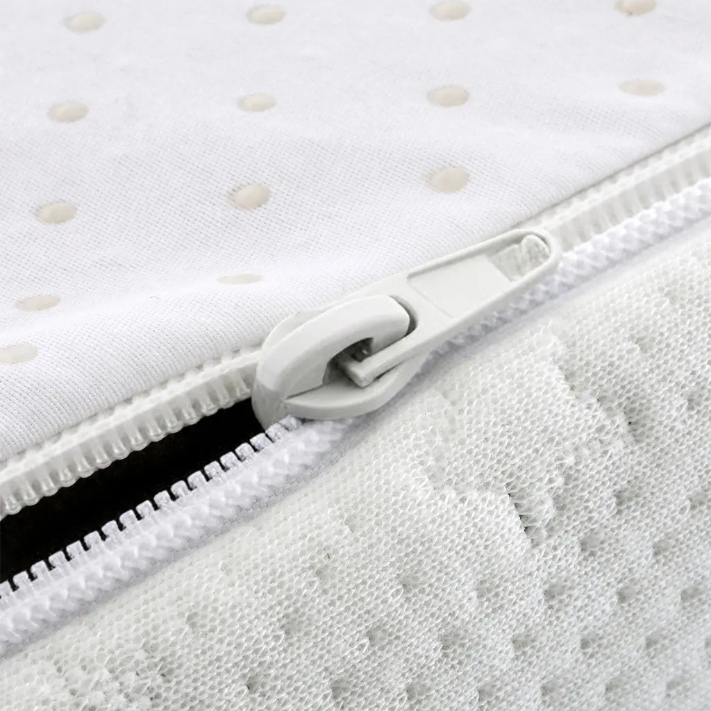 Memory Foam Mattress Topper Dual Layer 5cm Cooling Gel Bamboo King Single White