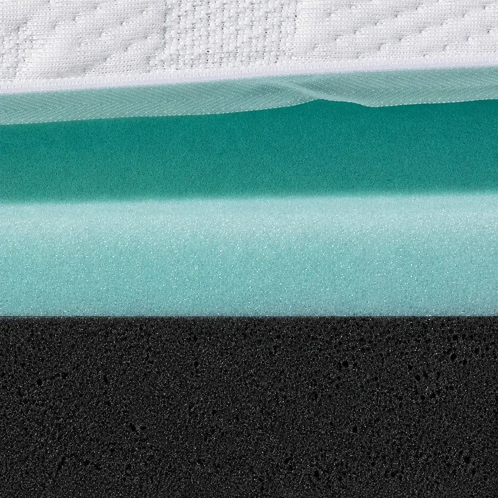 Dual-Layer Memory Foam Mattress Topper for Single Beds