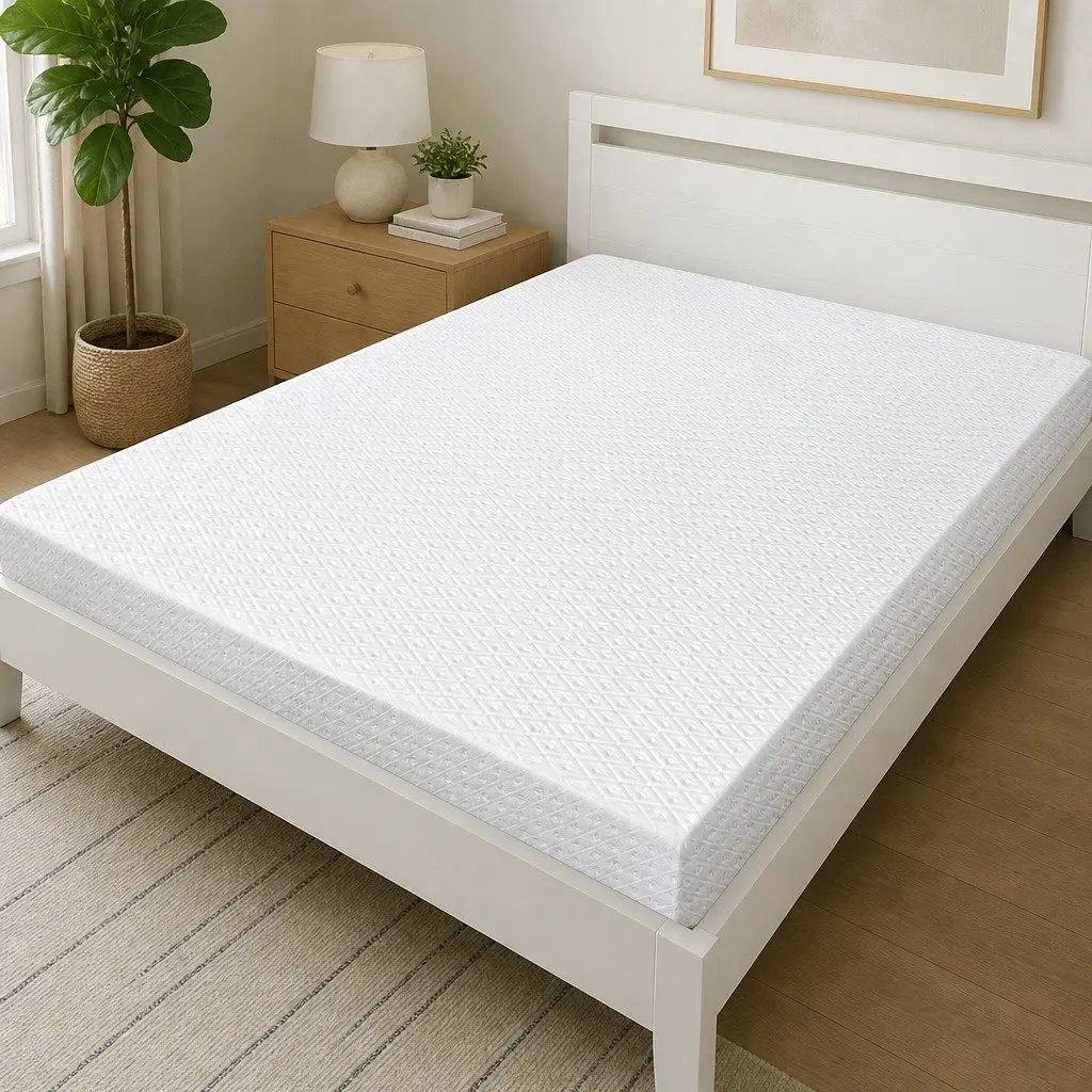 Dual-Layer Memory Foam Mattress Topper 10cm