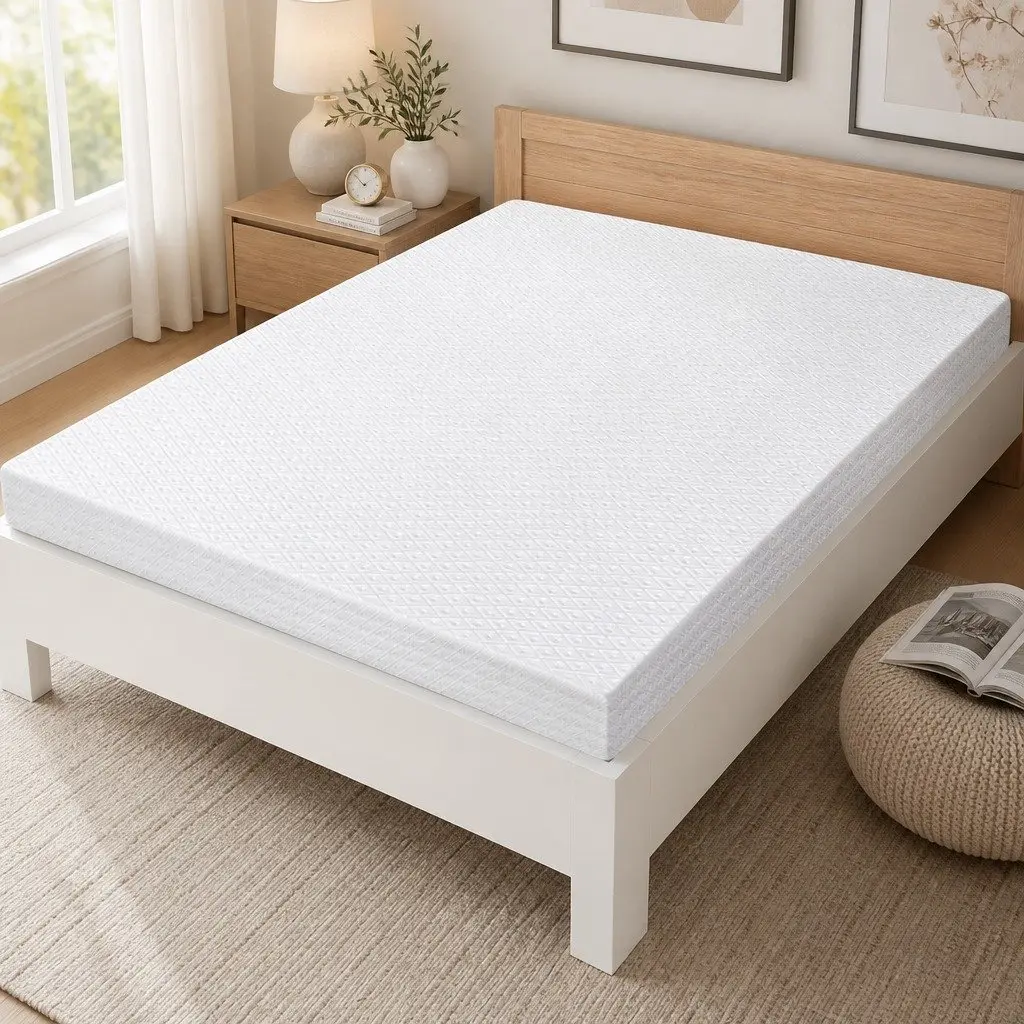 Dual-Layer Gel Memory Foam Mattress Topper 10cm