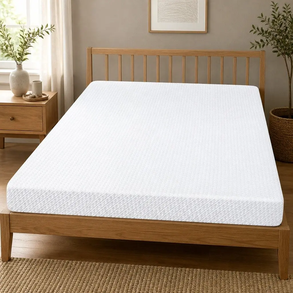 Dual-Layer Gel Cooling Memory Foam Mattress Topper 10cm