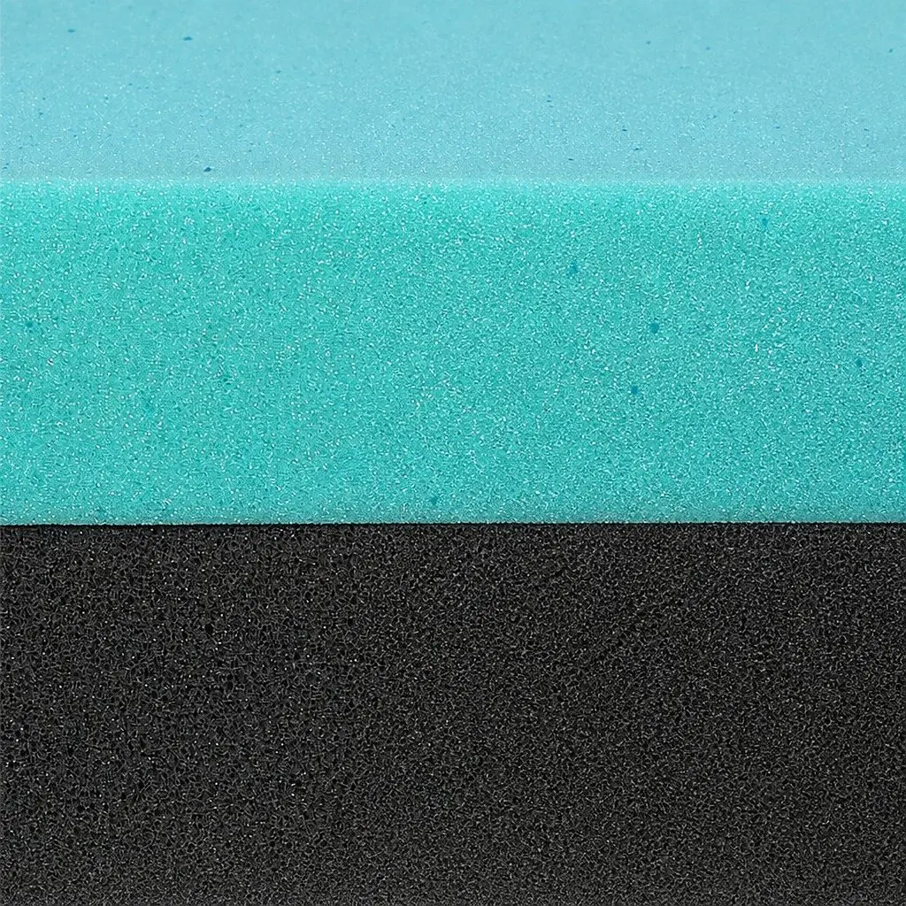 Memory Foam Mattress Topper 10cm Dual-Layer Cooling Gel Bamboo Charcoal White