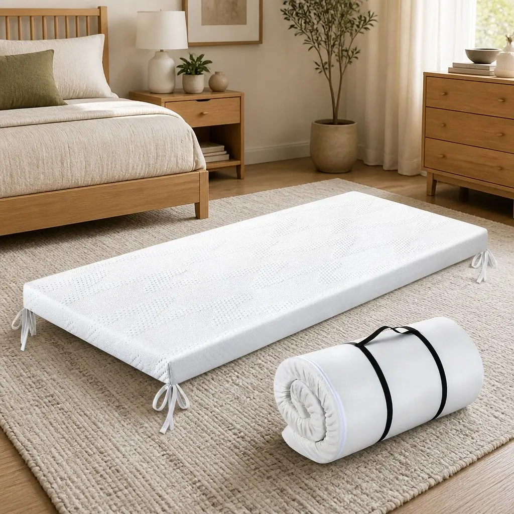 Gel Memory Foam Mattress Topper for Travel