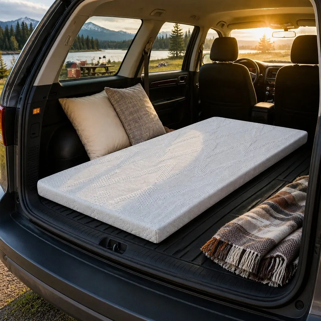 Gel Memory Foam Mattress Topper for Travel