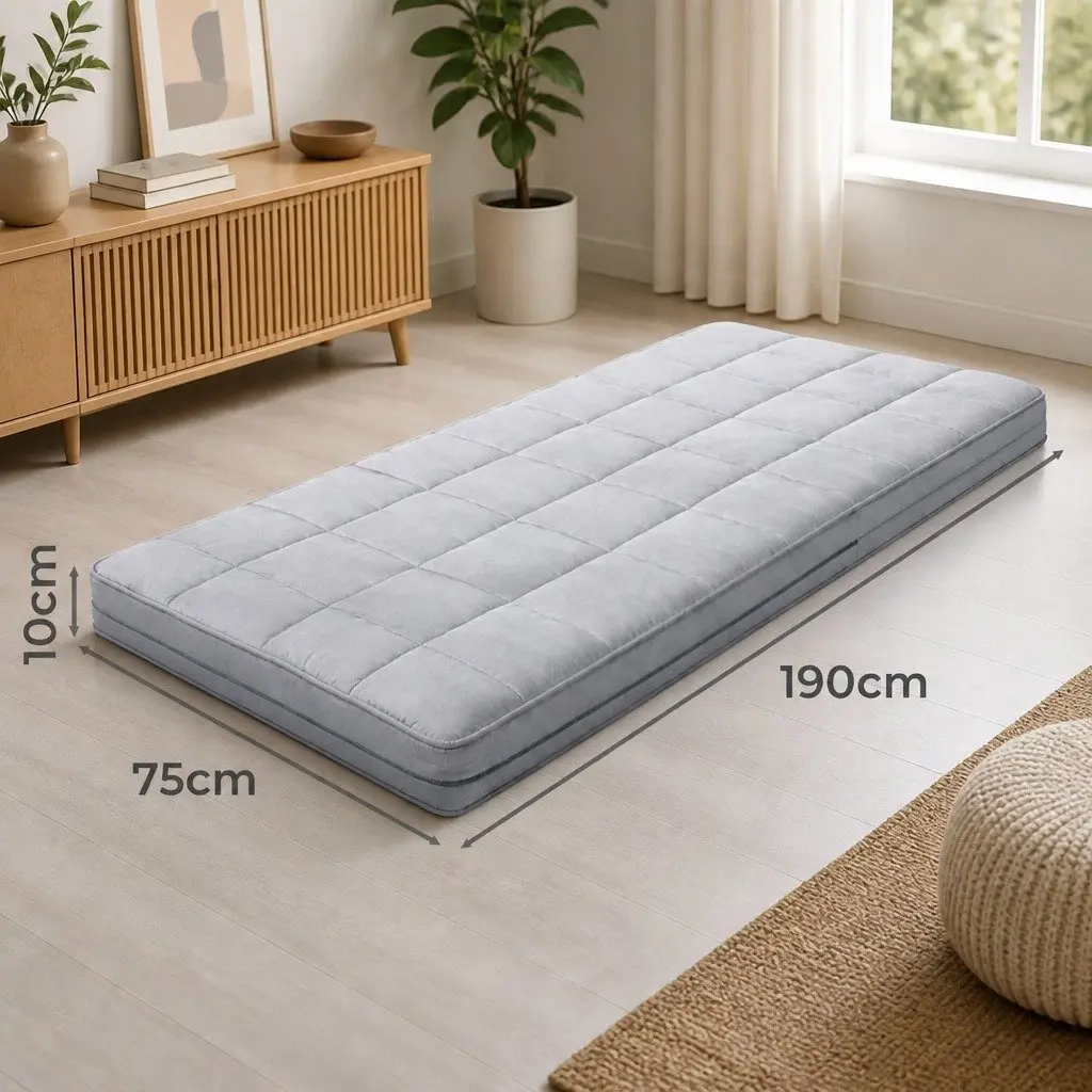 Portable Foldable Foam Sleeping Pad in Grey