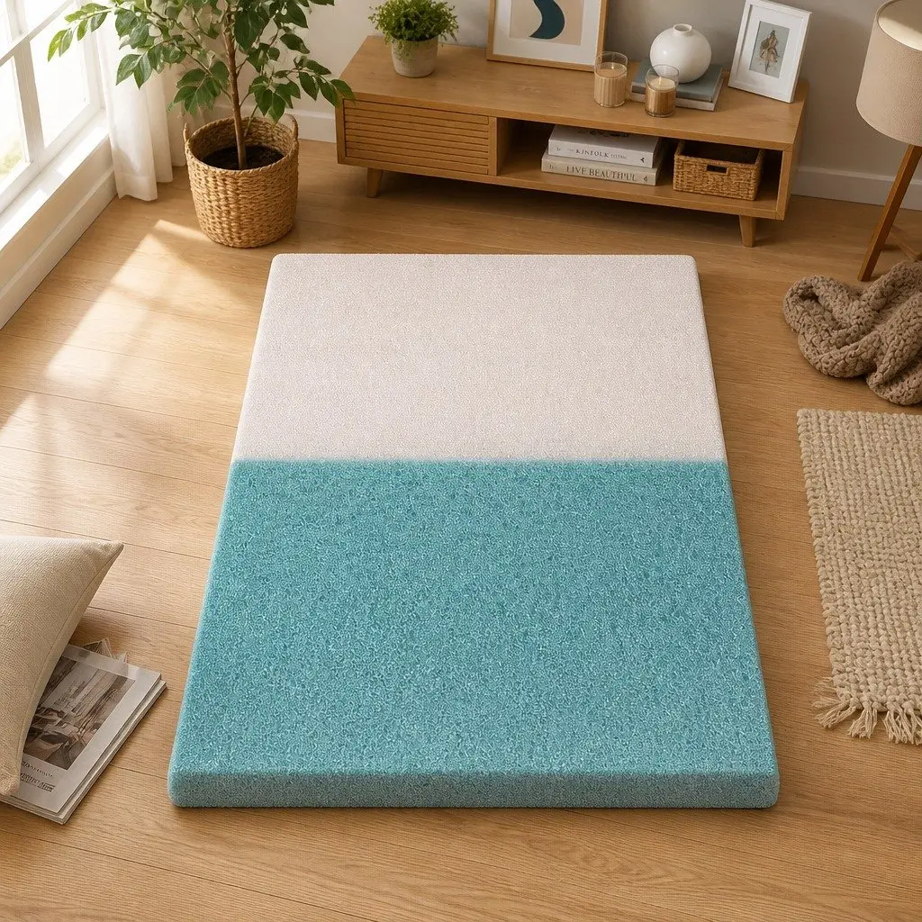 Portable Foldable Foam Sleeping Pad in Grey