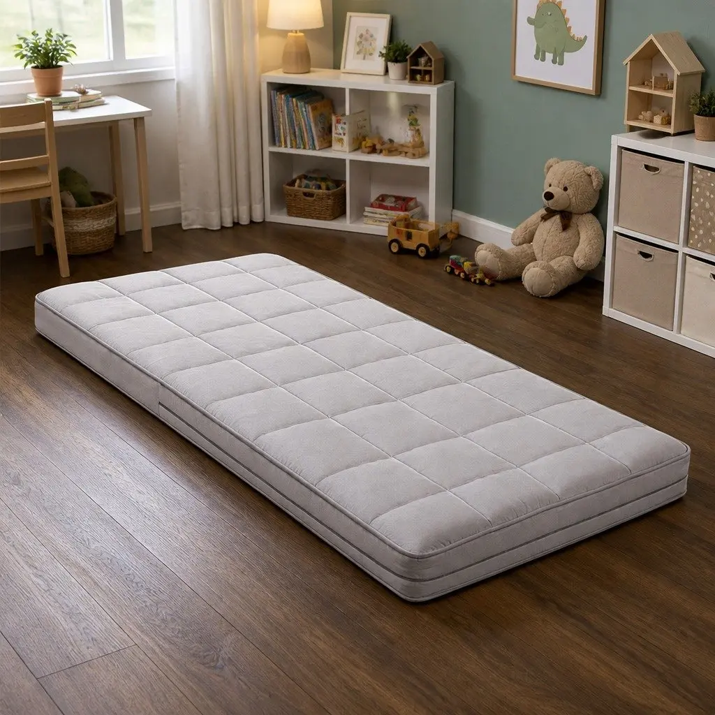 Portable Foldable Foam Sleeping Pad in Grey