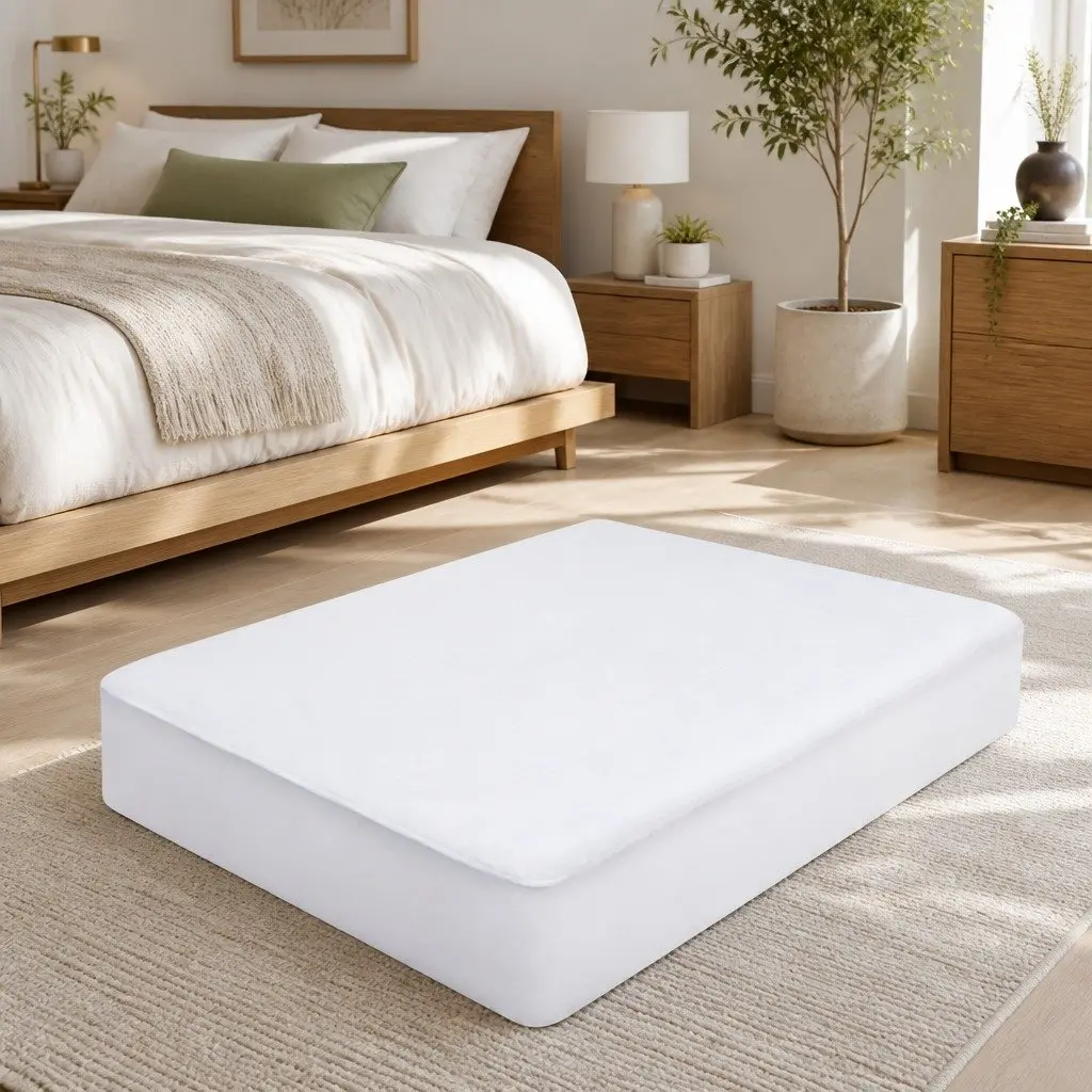 Bamboo Fabric Waterproof Mattress Protector for King Size