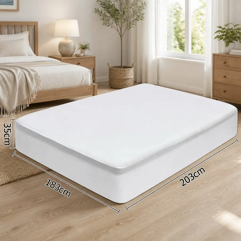 Bamboo Fabric Waterproof Mattress Protector for King Size