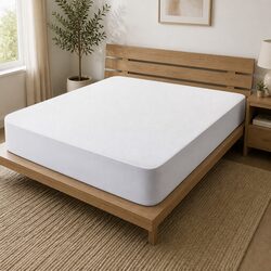 Premium Bamboo Queen Mattress Protector with Water Resistance