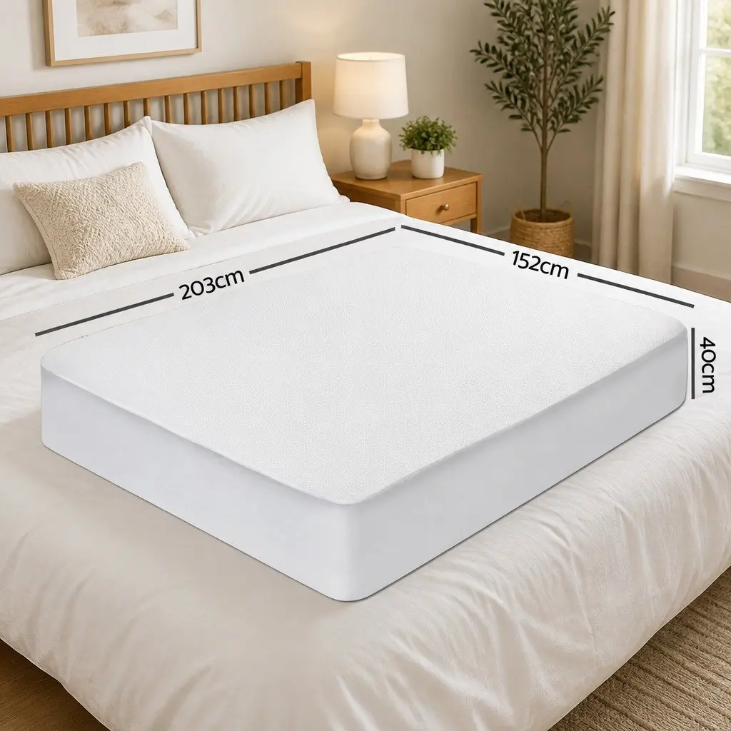 Bamboo Queen Mattress Protector with Water Resistance