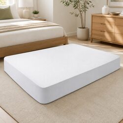 Bamboo Fabric Mattress Protector for Single Size