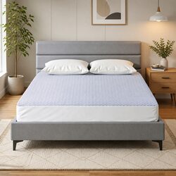 Premium Cooling Mattress Protector Double Size Waterproof