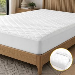 High-Quality Waterproof King Mattress Protector with Cotton Cover