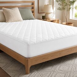 Waterproof Mattress Protector Single Size Quilted Fitted Sheet Cotton Cover
