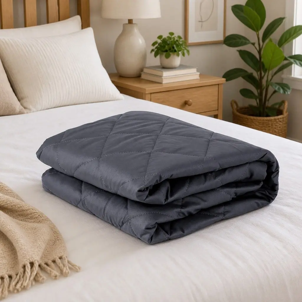 Mattress Protector Microfiber King Single Grey 360° Elastic Deep