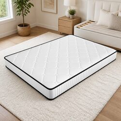 Premium Spring Mattress Double Bed with Pocket Springs 188x138cm