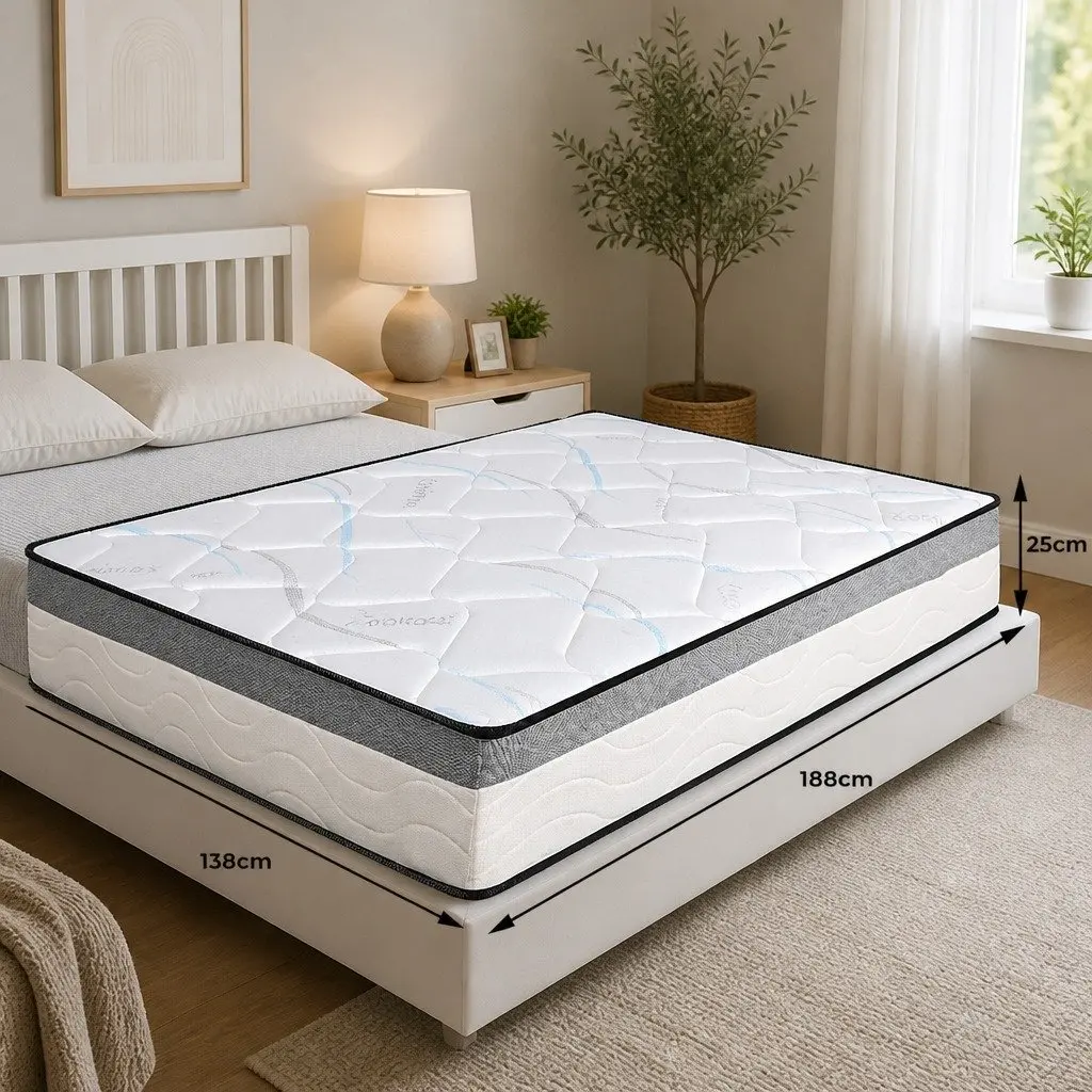 Double Pocket Spring Mattress 25cm Thick