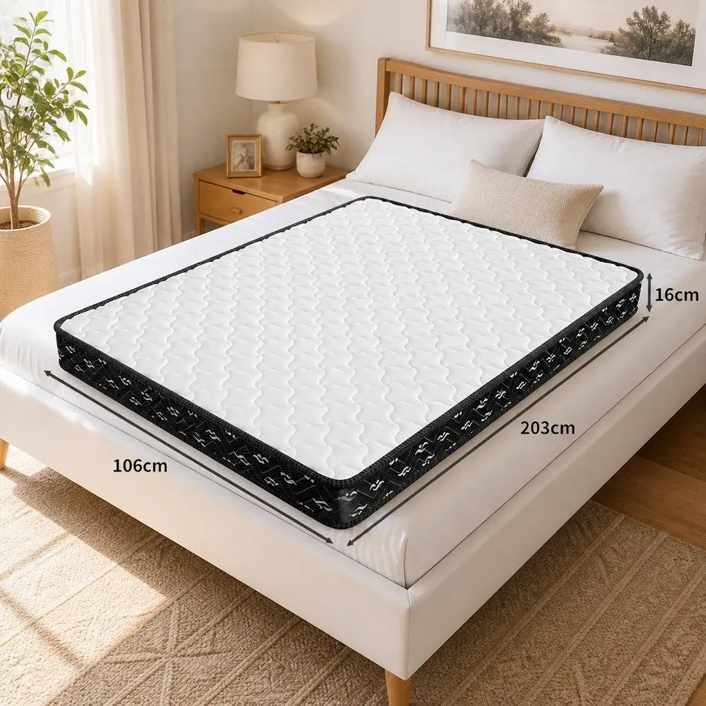 King Single Spring Mattress 16cm Bonnell Core