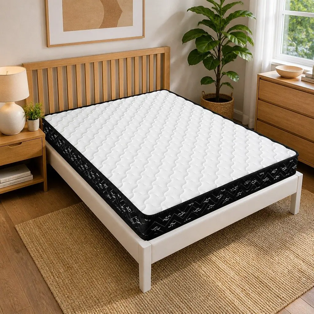 Queen Size Spring Mattress with Bonnell Support 203x153cm