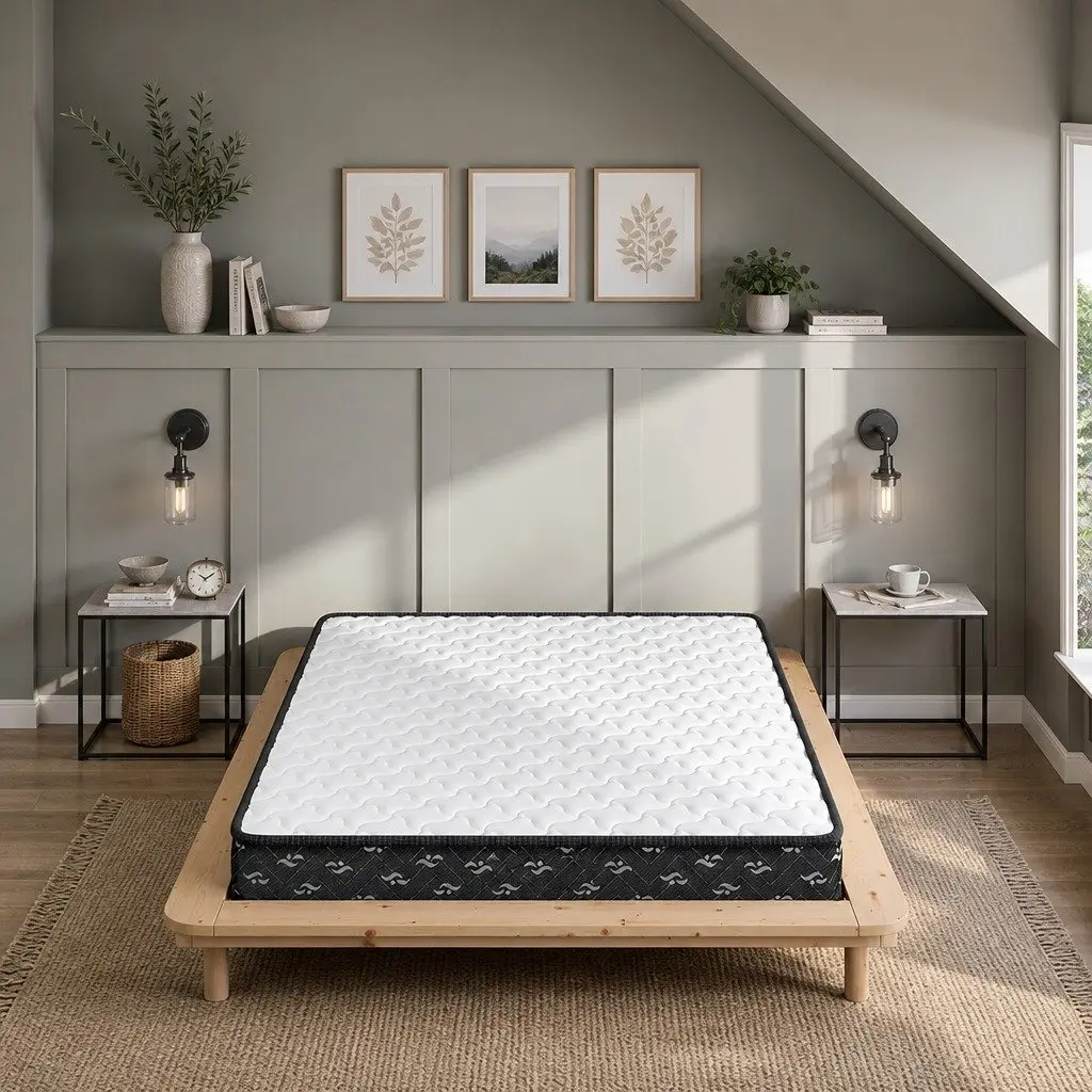 Queen Size Spring Mattress with Bonnell Support 203x153cm