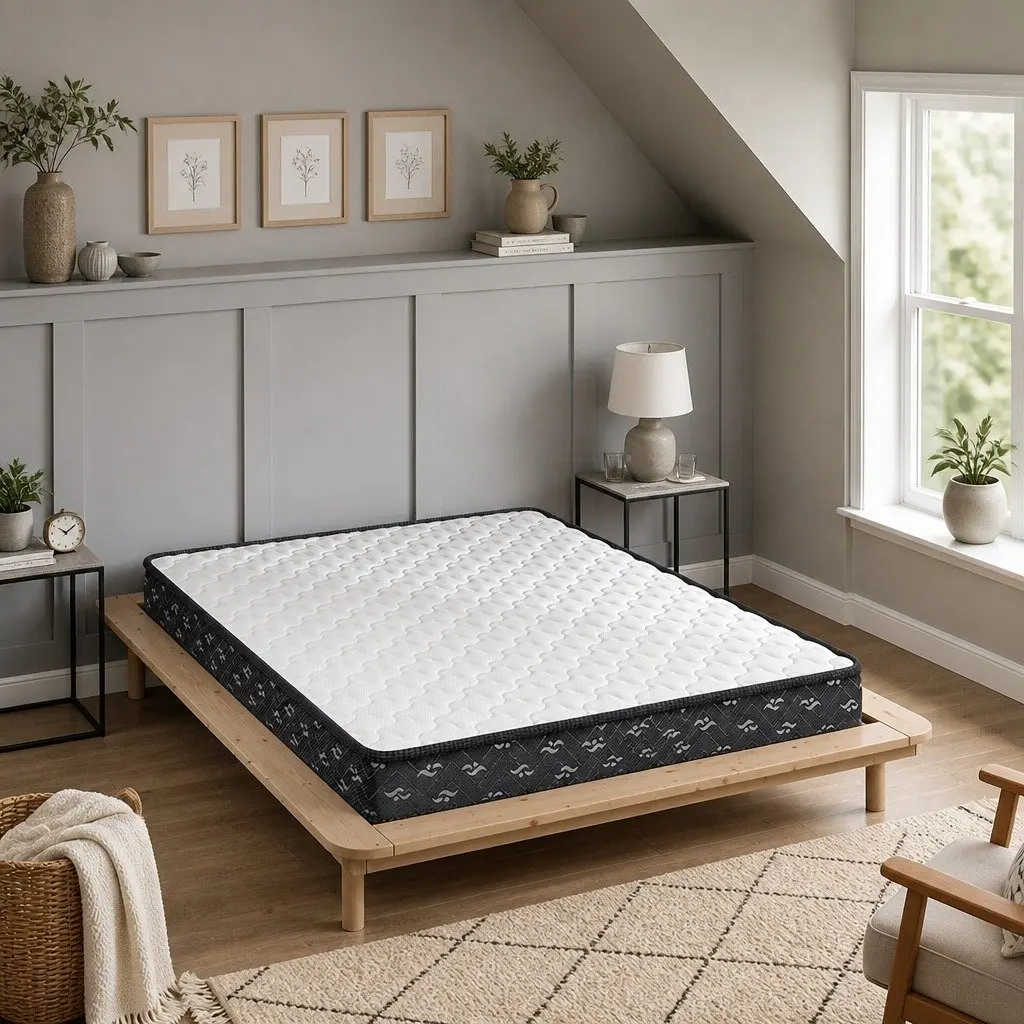 Queen Size Spring Mattress with Bonnell Support 203x153cm