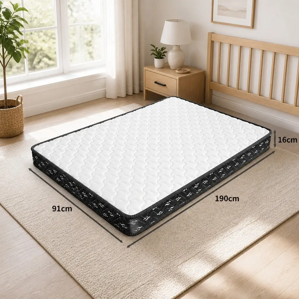 Bonnell Coil Single Spring Mattress with 16cm Thickness
