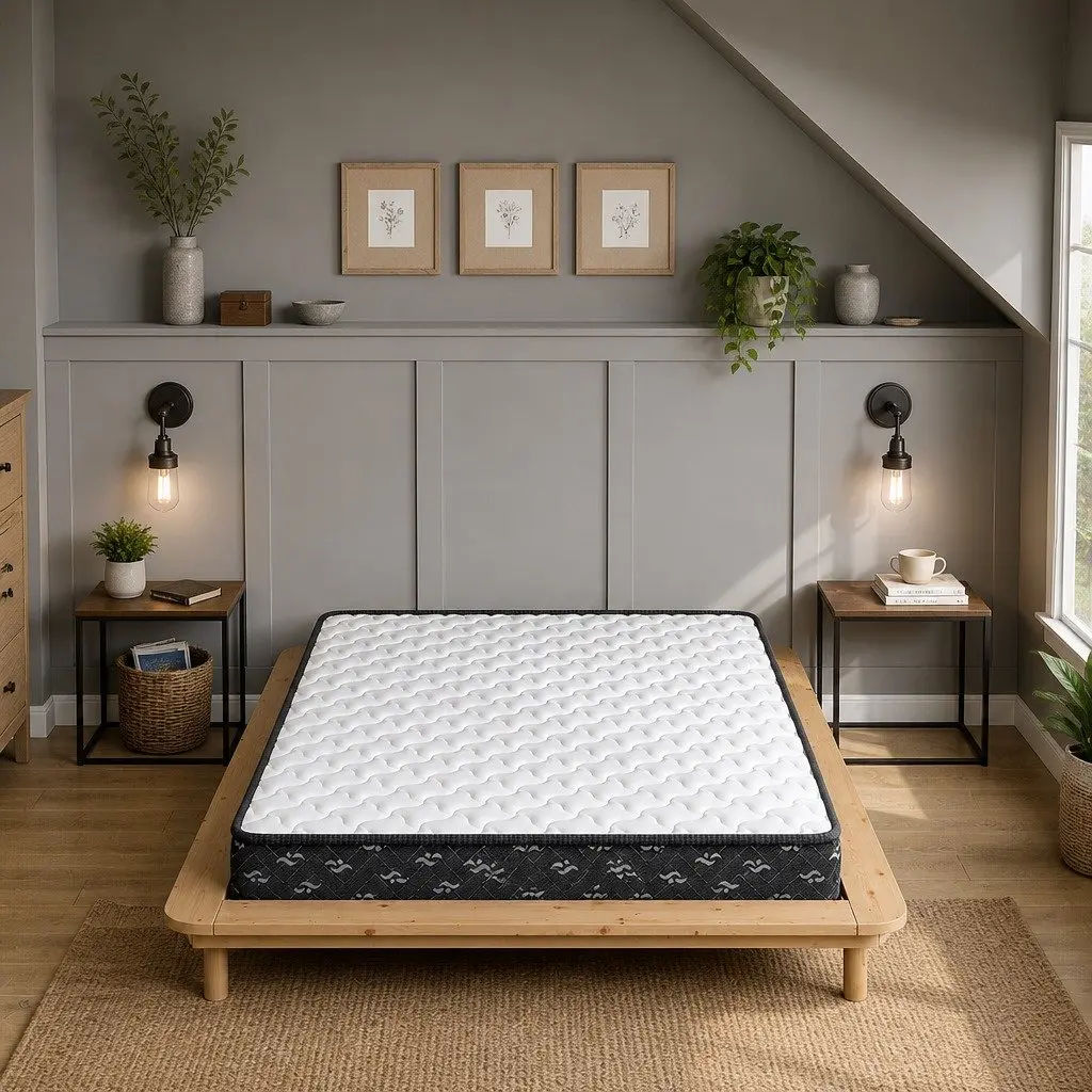 Bonnell Coil Single Spring Mattress with 16cm Thickness